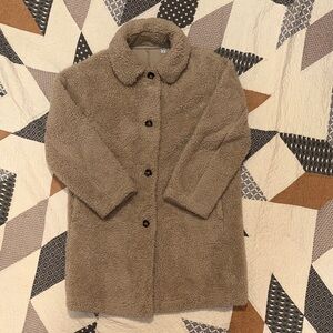 Uniqlo Tan Teddy Jacket